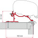 KIT CARAVAN ROOF 3 PIECES F65 F80