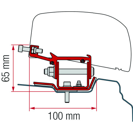 KIT RENAULT TRAFIC APRES 2014 POUR L1 F40VAN 2 PIECES