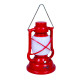 LANTERNE ROUGE PLASTIC A LED - 3 NIVEAUX DECLAIRAGE VINTAGE