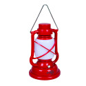 LANTERNE ROUGE PLASTIC A LED - 3 NIVEAUX DECLAIRAGE VINTAGE
