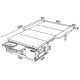 MALLE EGOE NESTBOX TRAMP 250 GRIS COMPLETE SET +