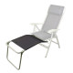 REPOSE JAMBE GRIS POUR FAUTEUIL RAYE CLASSIQUE
