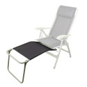REPOSE JAMBE GRIS POUR FAUTEUIL RAYE CLASSIQUE