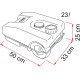 ROLL TANK 23W GRIS