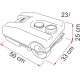 ROLL TANK 23W GRIS