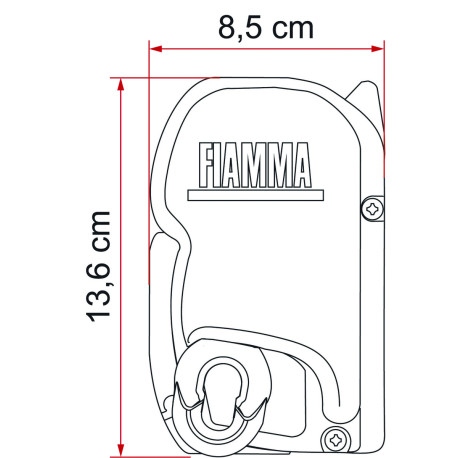 STORE F45 S 1.90 X 1.04 M GRIS