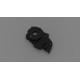 EMBOUT DE BANDEAU FRONTAL GAUCHE F80S DEEP BLACK