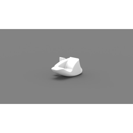 EMBOUT DROIT BLANC BANDEAU FRONTAL