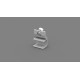 PLAQUE DE FIXATION PIED B. FRONT. F