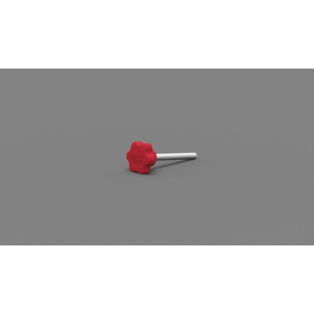 VOLANT MALE M6X60 ROUGE