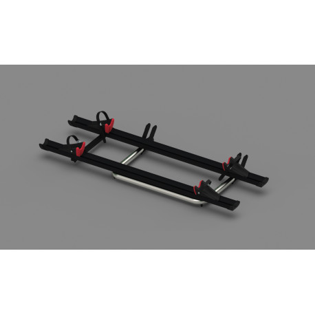 KIT SUPPORT RAILS PORTE VELO FRAME DUCATO DEEP BLACK