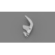 EMBOUT DE BANDEAU FRONTAL GAUCHE F80S TITAN