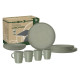 PACK VAISSELLE ECOLOGIQUE LUNCH BOX TIERRA FOREST 16 PIECES BRUNNER