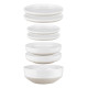 PACK VAISSELLE 6 IN 1 ODETTE BLANC 7 PIECES STONE TOUCH ANTIGLISSE BRUNNER