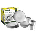 PACK VAISSELLE LUNCH BOX TIVOLI 16 PIECES MELAMINE ANTIGLISSE BRUNNER