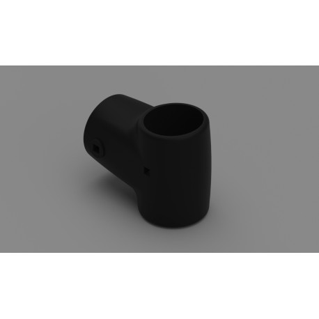 RACCORD A T GAUCHE NOIR CARRY BIKE PRO