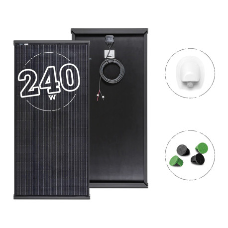 PANNEAU SOLAIRE MONOCRISTALLIN 240 W 1618X 770 X 55 MM BLACK BOOST
