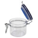 POT HERMETIQUE ROND TRANSP. 0.8L COUVER. BLEU