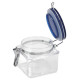 P0T HERMETIQUE CARRE 0.8L COUVERCLE BLEU