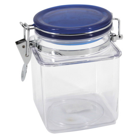 POT HERMET CARRE 1 L COUV. BLEU