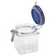 POT HERMET CARRE 1 L COUV. BLEU
