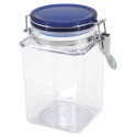 POT HERMETIQUE CARRE 1.4L COUVERCLE BLEU