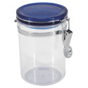 POT HERMETIQUE ROND TRANSP. 1L COUVER. BLEU