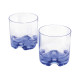 VERRE A EAU 0.30 CL SET DE 2 PCS BLEU