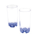 VERRE A EAU SET DE 2 PCS BLEU