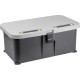 MARCHEPIED COFFRE ETANCHE AVEC ECLAIRAGE BOXSTEP GRIS BRUNNER