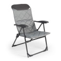 FAUTEUIL PLIANT GRIS ET NOIR KAMPA SKIPPER