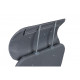 FAUTEUIL CLASSIC ERGONOMIC AVEC APPUI-TETE GRIS CRESPO