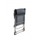FAUTEUIL CLASSIC ERGONOMIC AVEC APPUI-TETE GRIS CRESPO