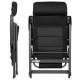 FAUTEUIL MATELASSE NOIR SKYE 3D