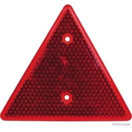 TRIANGLE ROUGE BASE PLASTIQUE BLANCHE 159X139X7 MM