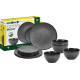 PACK VAISSELLE MIDDAY COTTERY 12 PIECES BRUNNER