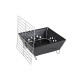 BARBECUE DE TABLE NOIR 24X24X8.25 cms