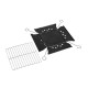 BARBECUE DE TABLE NOIR 24X24X8.25 cms
