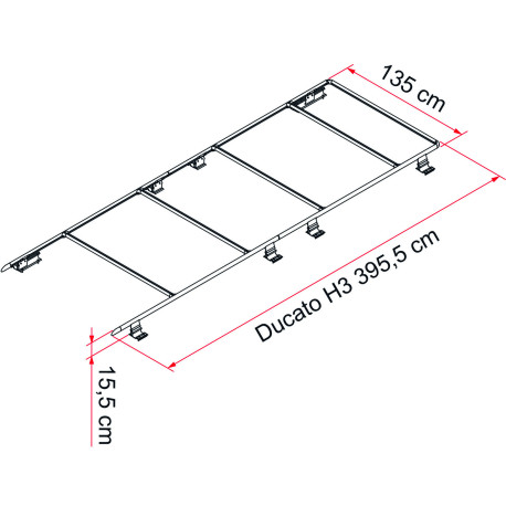ROOF RAIL DUCATO H3