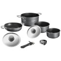 POPOTE FLAVOR Ø 22 CM NOIR 7 PIECES- BRUNNER
