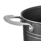 POPOTE FLAVOR Ø 22 CM NOIR 7 PIECES- BRUNNER