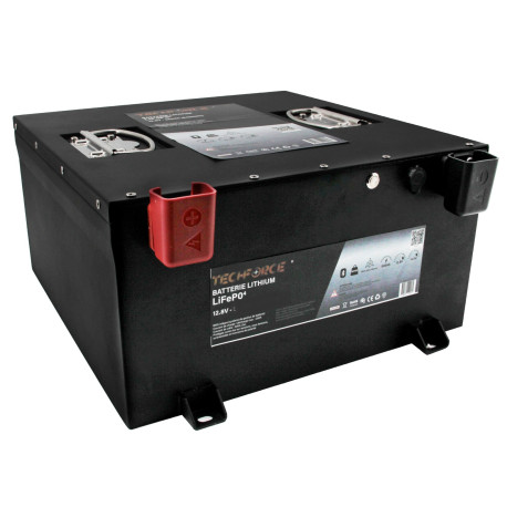 BATTERIE LITHIUM LIFEPO4 12 V 480Ah SOUS LE SIEGE BLUETOOTH TECHFORCE