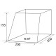 AUVENT POUR HAYON ESCAPE UNIVERSELLE 160 X 210 X 195 CM GRIS BRUNNER