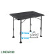 TABLE LINEAR BLACK 80 X 60 X 63/83 CM BRUNNER
