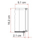 STORE COMPASS 2.20 M BLACK