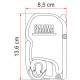 STORE F45 S 2.60 X 2.00 M TITANIUM GRIS