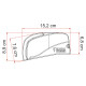 STORE F40 VAN 2.70 M DEEP BLACK GRIS