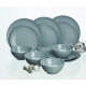 SET COOL GREY 12 PIECES ANTI GLISSE