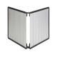 TABLE PLIANTE DINEMIC 4 ALU REGLABLE 2 HAUTEURS 120 X 70 X 56/85 CM BRUNNER