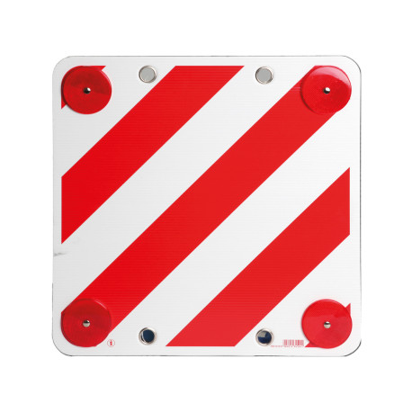 PANNEAU DE SIGNALISATION REFLECHISSANT NON HOMOLOGUE EN ITALIE ZEBRA PL BRUNNER